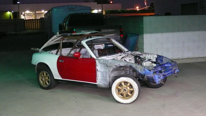 Illustration for article titled Eyesore Racing's Ghettocharged Miata Fears No Turbocharged Peugeot Surrender Monkeys!